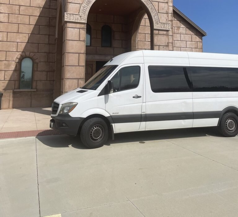The Bandwagon karaoke Sprinter limo exterior
